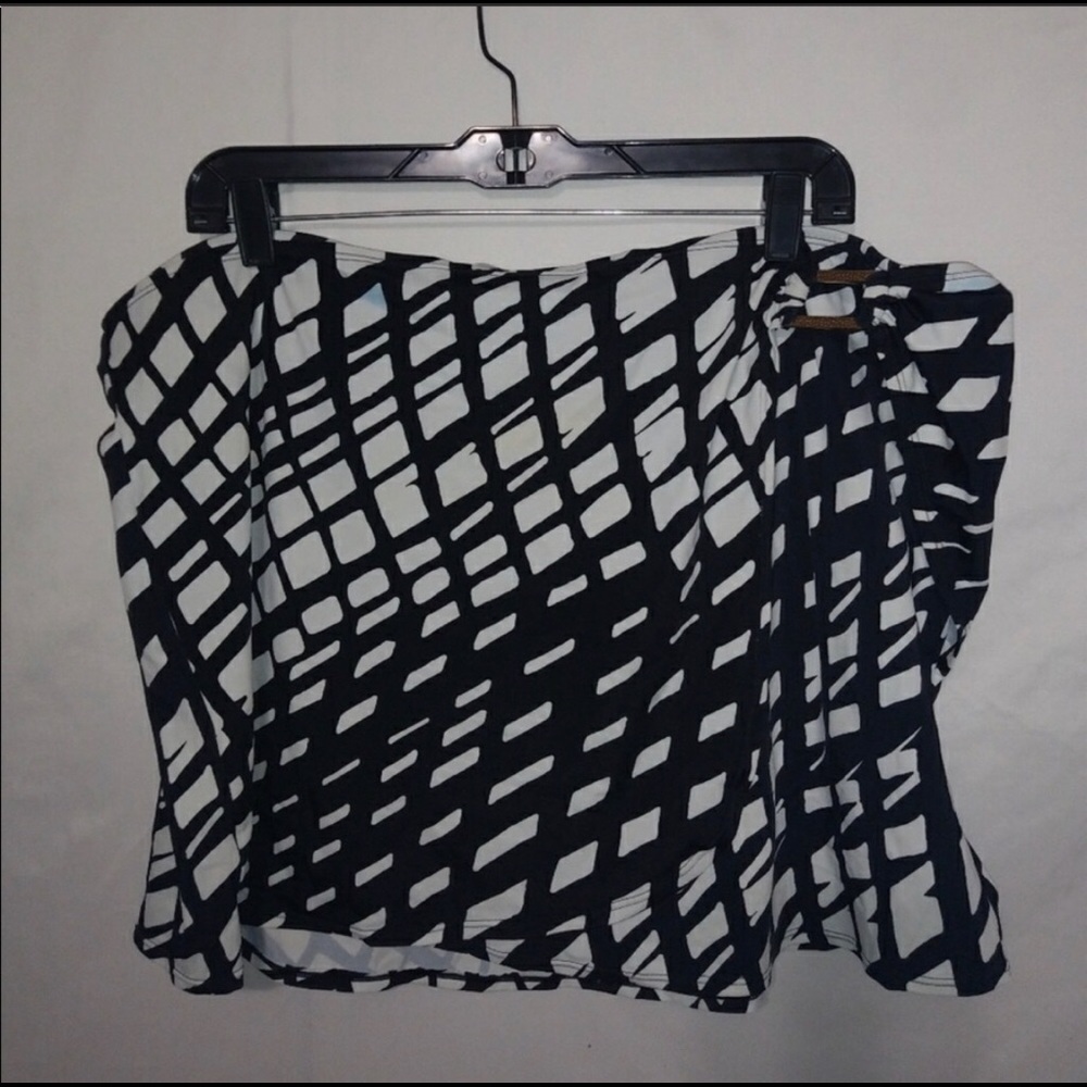 Lane Bryant Black and white Swim skirt Size 22